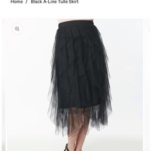 NWOT Unique vintage anthro style tulle skirt 3x